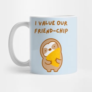 I Value Our Friendship Tortilla Chip Sloth Mug